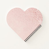 Trendy Roos Gold Glitter Fancy Initialen en NamE Notitieboek (Achterkant)