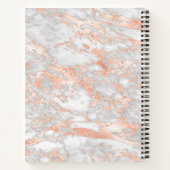 Trendy Roos Gold Marble Goal Getter Journal Notitieboek (Achterkant)