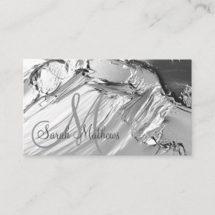 Trendy Roos Gold Paint Make-up Artist Hair Salon Visitekaartje