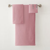 Trendy Roos Gold Pink Silver Glitter Drift Sparkle Bad Handdoek (Insitu)