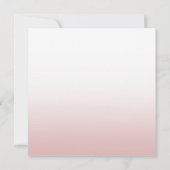 Trendy Roos Gold Sjabloon gecalligrafeerde Script  (Achterkant)