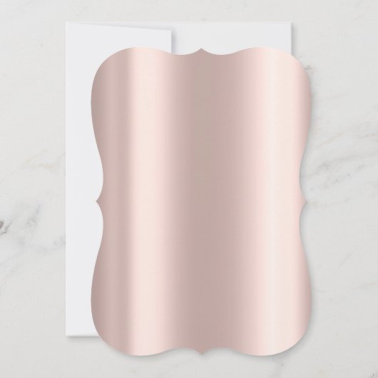 Trendy Roos Gold, Violet Sweet 16 Kaart (Achterkant)