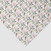 Trendy roos gouden bloemengouden sprankeling 16e v tissuepapier (Detail)