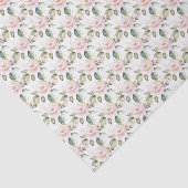 Trendy roos gouden bloemengouden sprankeling 16e v tissuepapier (Detail)