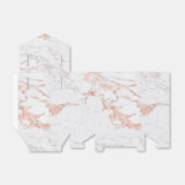 Trendy Roos Gouden Folie Marmer Bedankdoosjes (Uitgevouwen)