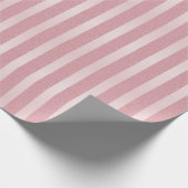 Trendy Roos Gouden Glitter Elegante Moderne Sjablo Cadeaupapier (Hoek)