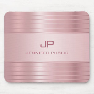 Trendy Roos Gouden Kleur Modern Sjabloon Elegant Muismat