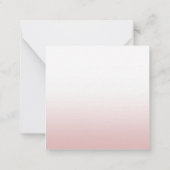 Trendy Roos Gouden Sjabloon Handgeschreven Script  (Achterkant)