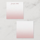 Trendy Roos Gouden Sjabloon Handgeschreven Script  (Voorkant / Achterkant)