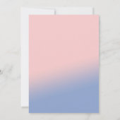 Trendy Roos Quartz Serenity Lace Vrijgezellenfeest Kaart (Achterkant)