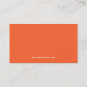 Trendy Round    HalfBOLD Abstracte moderne kleuren Visitekaartje (Achterkant)