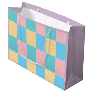 Trendy roze blauwe groene Paarse moderne kleuren Groot Cadeauzakje