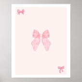 Trendy Roze Bogen Wall Art Set, Preppy poster, Col Poster (Voorkant)