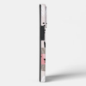 Trendy Roze Boho Lion Modern Stoer Hoesje (Achterkant / Rechts)