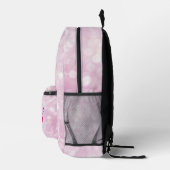 Trendy Roze Bokeh Bedrukte Rugzak (Rechts)