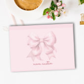 Trendy roze boog gepersonaliseerd met naam monogra post-it® notes