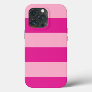 Trendy Roze Cabana Stripe Stoere Hoesje iPhone