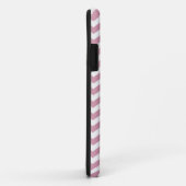 Trendy roze chevron zigzag met naam Case-Mate iPhone case (Achterkant/rechts)