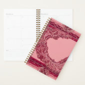 Trendy Roze Cranberry AI kunst Planner (Display)