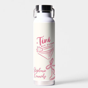 Trendy roze een klein beetje ouder 30e verjaardag waterfles