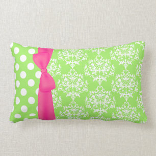 Trendy Roze en Groene Hoofdkussen van de Ontwerper Kussen