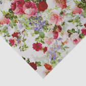 Trendy  - roze - Floral print Tissuepapier (Detail)