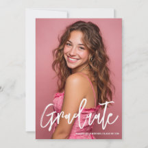 Trendy Roze Foto 2026 Afstudeerfeest