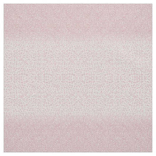 Trendy roze glitter & leopard print ombre design stof (Swatch)