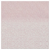 Trendy roze glitter & leopard print ombre design stof (Close Up)