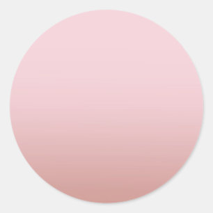 Trendy Roze Goud Lege Sjabloon Voeg Uw Tekst Toe Ronde Sticker