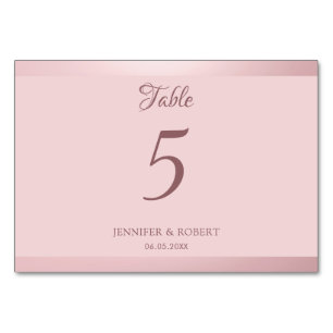 Trendy Roze Goud Moderne Script Elegante Sjabloon Kaart