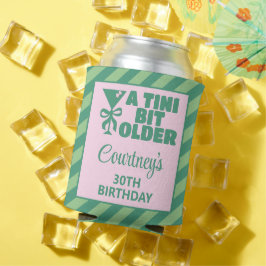 Trendy Roze & Groen Een Tini Beetje Ouder 30e Verj Blikjeskoeler