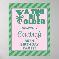 Trendy Roze & Groen Een Tini Beetje Ouder 30e Verj