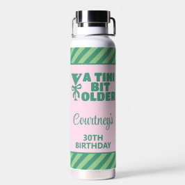 Trendy Roze & Groen Een Tini Beetje Ouder 30e Verj Waterfles