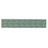 Trendy roze groene preppy kersttafel runner medium tafelloper (Horizontaal)