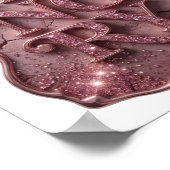 Trendy Roze HUNGRY Slogan Design Poster (Hoek)