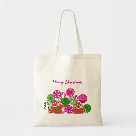 Trendy roze kerstkeukenbroodjes tote bag (Voorkant)