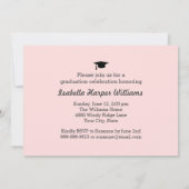 Trendy roze klasse van 20XX Afstuderen Fotocollage Kaart (Achterkant)