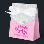 Trendy roze laat gaan feestverjaardag bedankdoosjes<br><div class="desc">Deze Trendy Pink Lets Go Party Birthday Favor Boxes zijn klaar om te worden aangepast met uw eigen verjaardagsbericht!</div>