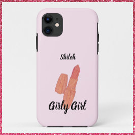 Trendy Roze Lippenstift Case-Mate iPhone Case