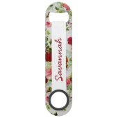 Trendy  - roze monogram afdrukken speed flessenopener (Voorkant)