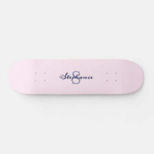Trendy Roze Monogram Persoonlijk Skateboard