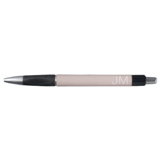 Trendy Roze Oversized Monogram Beginletters Pen (Voorkant)