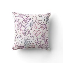 Trendy roze paarse spook Halloween decoratie