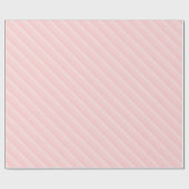 Trendy Roze Perzik Kleurtinten Pastel Strepen Cade Cadeaupapier (Vlak)