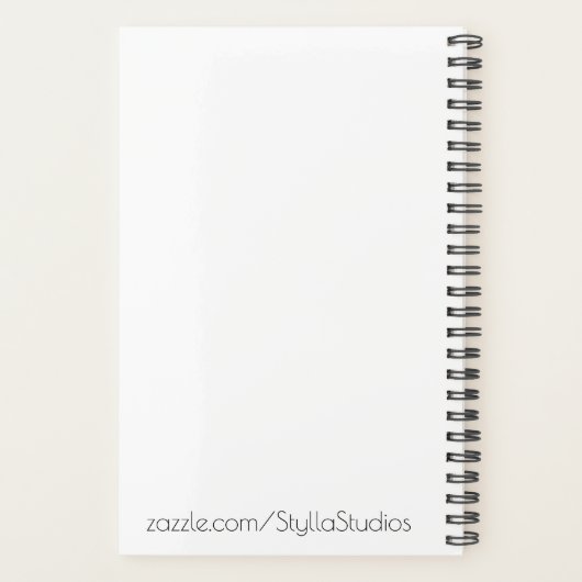 Trendy roze planner (Achterkant)