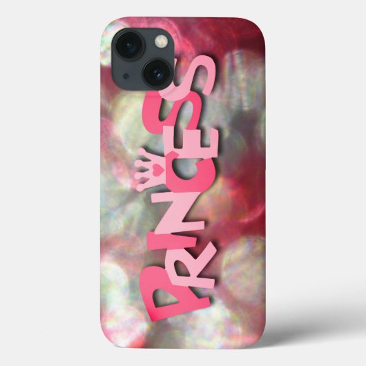 Trendy Roze Prinses Bokeh Case-Mate iPhone Case (Achterkant)