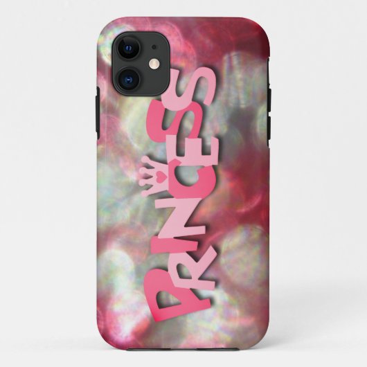 Trendy Roze Prinses Bokeh Case-Mate iPhone Case (Achterkant)