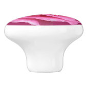 Trendy roze roos bloemenmoderne boho mooi keramische knop (Zijkant)