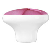 Trendy roze roos keramiek schattig boho bloemenwit keramische knop (Zijkant)